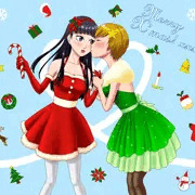 ツリーがサンタにキスをした