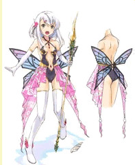 次作キャラデザとモノクロ習作