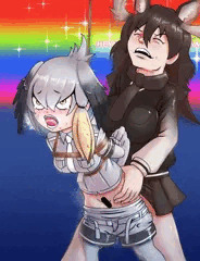 ハシビロコウちゃん緊縛レイプ