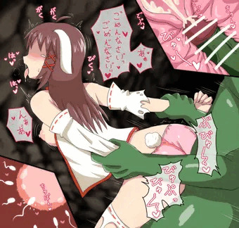 兎巫女オーク姦【設定画付き】