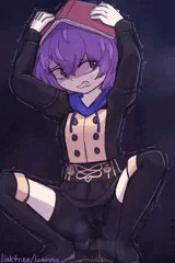 Bernadetta Cowering