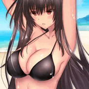【水着】薫子さんが恥じらいながら着てくれた