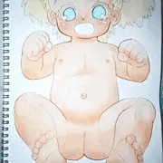 久しぶりに紙に絵を描く