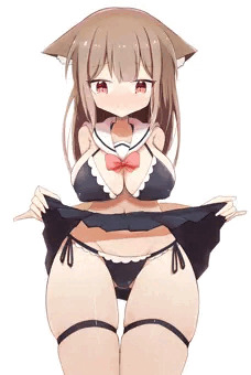 スカート下ろしても見えちゃいそう