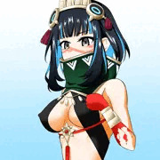 嫌な顔をしながら見せてくれるトラロックちゃん