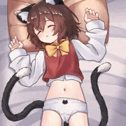 寝ている橙ちゃんに…