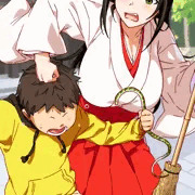 巫女たくみんショタおね2コマ