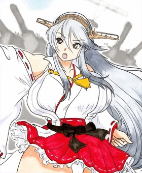 艦隊これくしょん(艦これ)/榛名/手描きイラスト