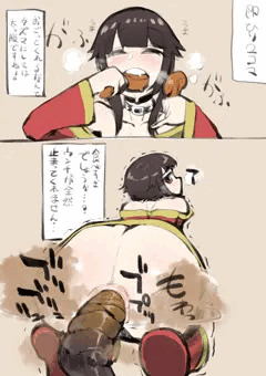 【スカトロ】即ひり２コマ：めぐみん