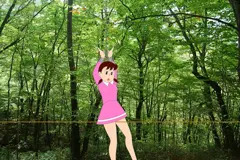 お縄の刑に処されるしずかちゃん(GIF版)