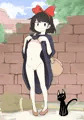 黒い服の下は全裸