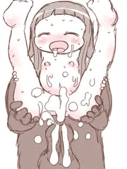 になちゃんにびゅーっ