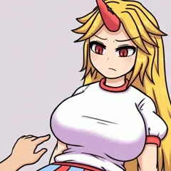【GIF】勇儀乳首当て