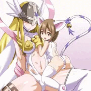 ヒカリちゃんとエンジェウーモン様