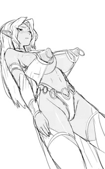 乳首ピアスダークエルフ