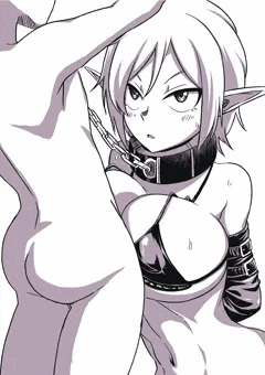 ショタと拘束三白眼娘