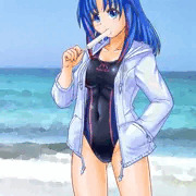 水着パーカー＋差分