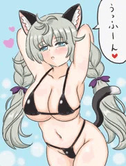 花騎士のタッカちゃんのマイクロビキニ（全裸差分あり）