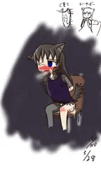 うちの子に触手服（無理やり）着せてみる