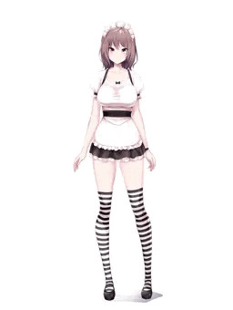 メイド　立ち絵