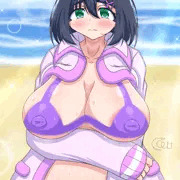 [R-18]大胆なビキニを着るうちの子
