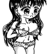 【イラスト】下着姿の女の子