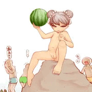 スイカ割り