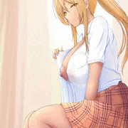 こんがりノーブラ爆乳JK