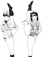 編上靴と警備靴