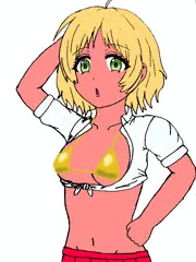 金ビキニでアメスクでキャラメリゼ