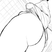 女将さんのお尻