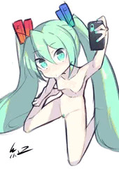 ミクちゃん自撮り