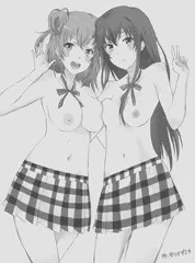 ガハマさんとゆきのんの記念撮影