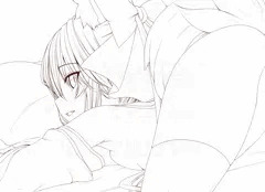 玉藻の前を襲ってみる！　線画
