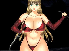 肉弾戦！突撃してくる金髪美女