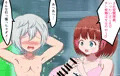 超乳桜子ちゃんにチン皮伸ばされて射精してしまう空閑遊真
