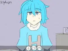 通話中、何故か上下に揺れてる水素