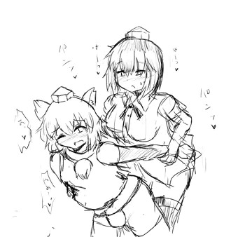 ふたなり文ちゃんと椛ちゃん