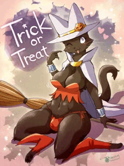 お色気ハロウィン魔女にゃん