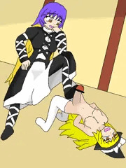 白蓮さんに足コキされるふたなり魔理沙ちゃん