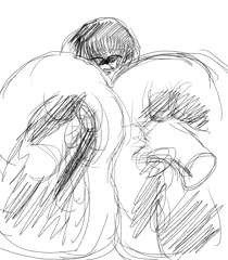 乳首を突っ込まれた女の子