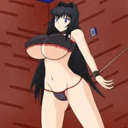 看板娘を膨腹させてみた…