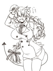 目隠れ巨乳元サキュバス婦警さん