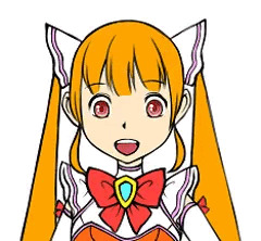 魔法少女クリスタルキャロット　立ち絵、その他落書き、設定など…。