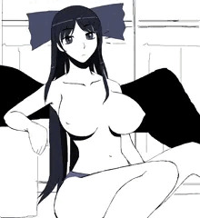 半裸おくう