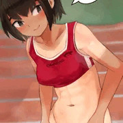 ズボンと一緒に全部おろしちゃった陸上女子