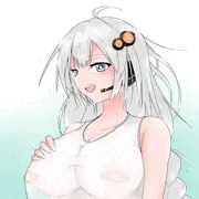 乳カーテンを描いてみたかった