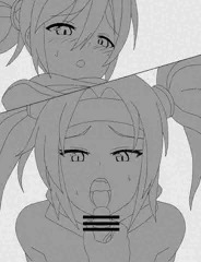 カムイ×リーズらくがき