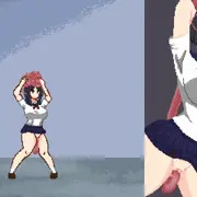 悪夢屋敷・無限牢獄　敵敗北エロシーン基本アニメーション03