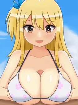 ルーシィの水着ズリ